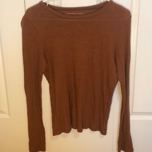 AE Rust Orange Long Sleeve